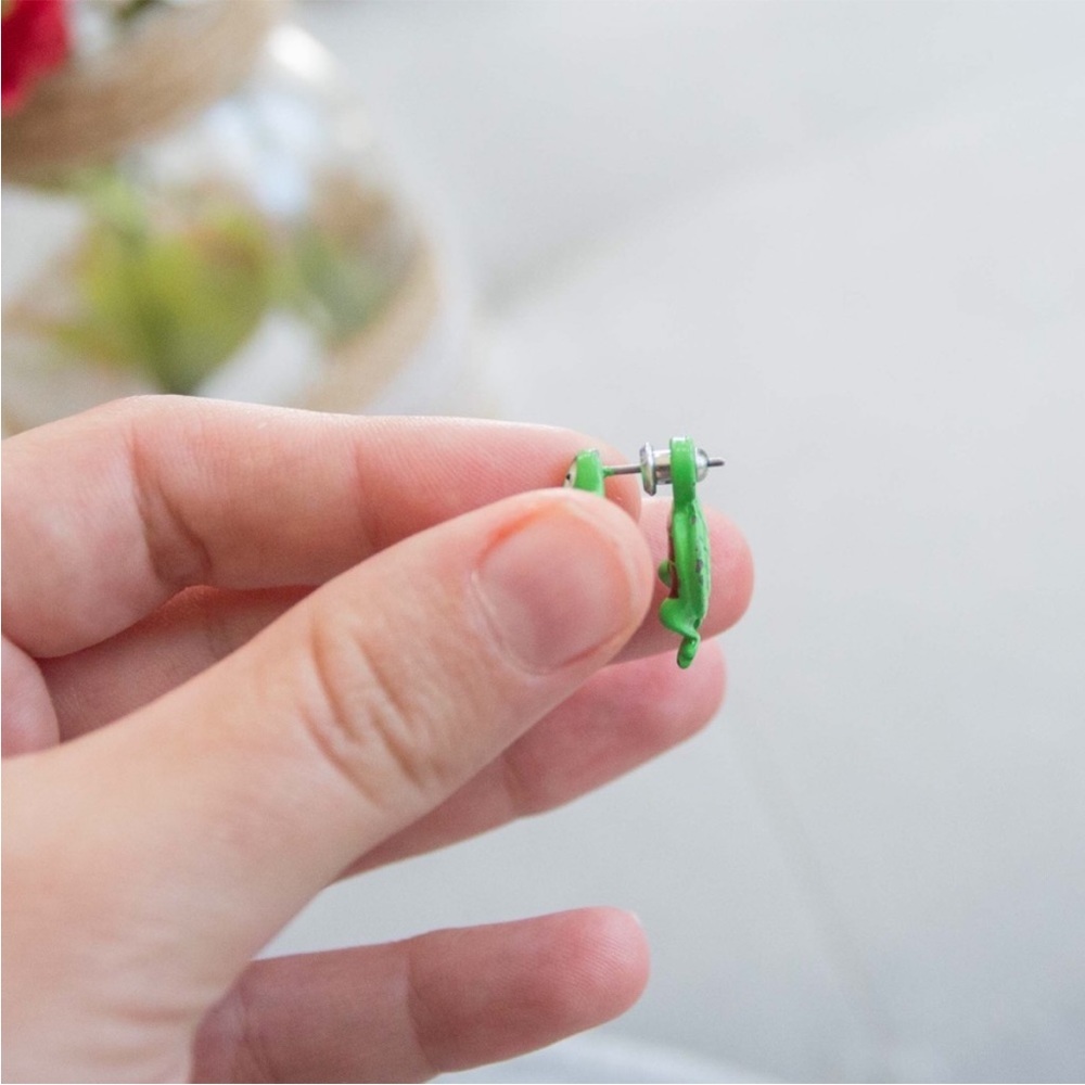 Turtle earrings - Picture 2 of 3